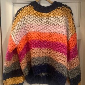 Multi Color Chunky Knit Sweater - NWT